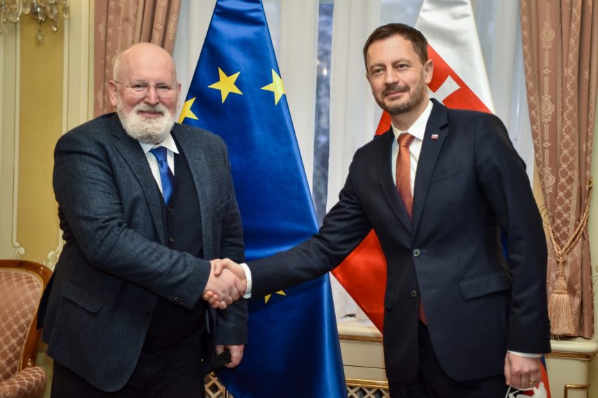 Az Európai Bizottság zöld ügyekért felelős alelnöke nagyra értékelte az együttműködést Szlovákiával