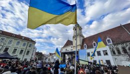 Ukrajna békéjéért tartanak pénteken tüntetést Pozsonyban