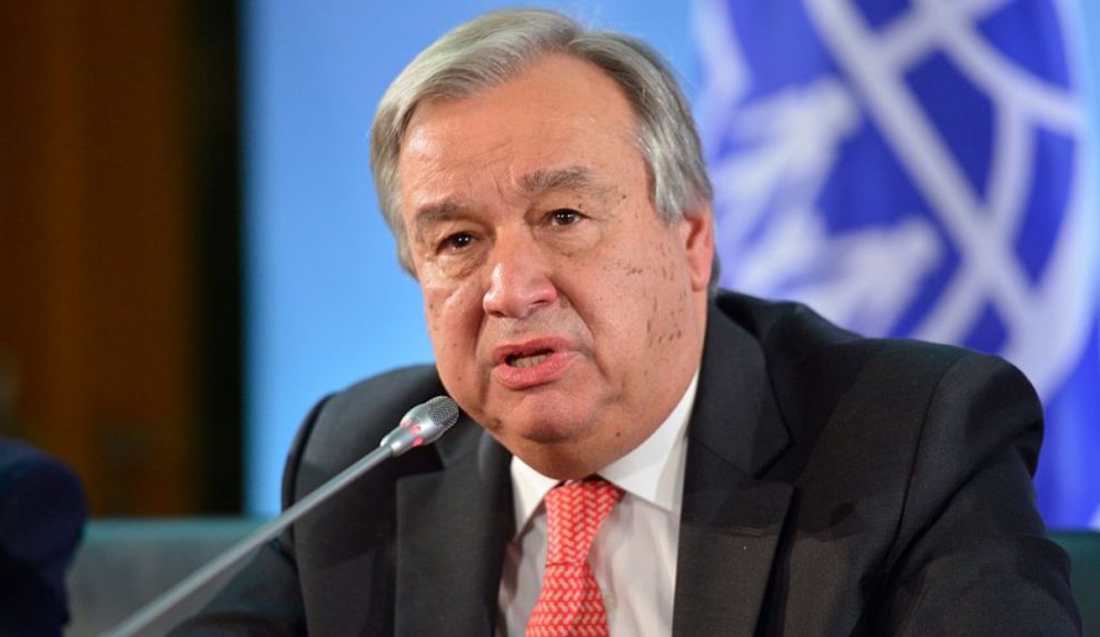 Szergej Sojgu orosz védelmi miniszter António Guterres ENSZ-főtitkárral beszélt