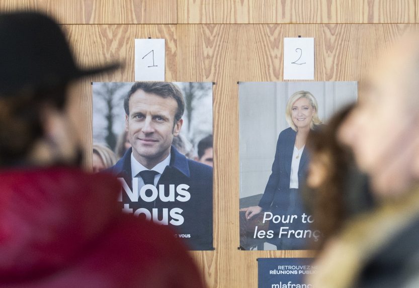 Macron vagy Le Pen? Megkezdődött a francia államfőválasztás második fordulója