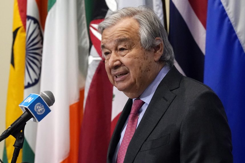 António Guterres ENSZ-főtitkár kedden Vlagyimir Putyin orosz, majd Volodimir Zelenszkij ukrán elnökkel tárgyal