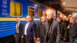 Az ukrán fővárosba érkezett a lengyel, a litván, a lett és az észt elnök