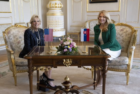 Čaputová és Jill Biden az USA és Szlovákia közti egyetértést emelte ki