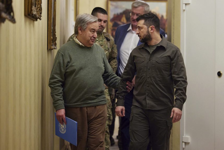 António Guterres: Fejezzék be az „öngyilkos” katonai műveleteket Európa legnagyobb atomerőműve körül!