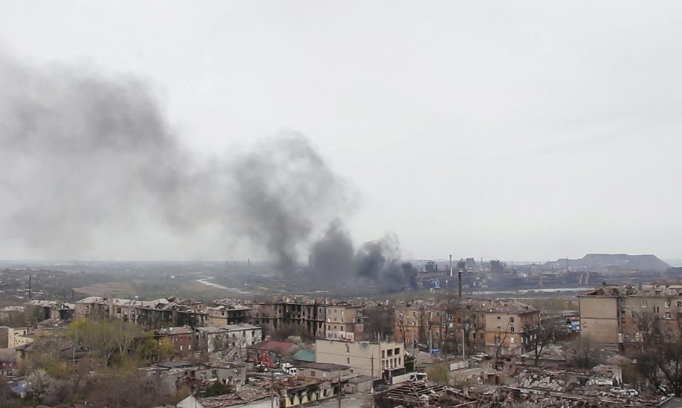 Az orosz erők benyomultak a mariupoli Azovsztal üzem területére