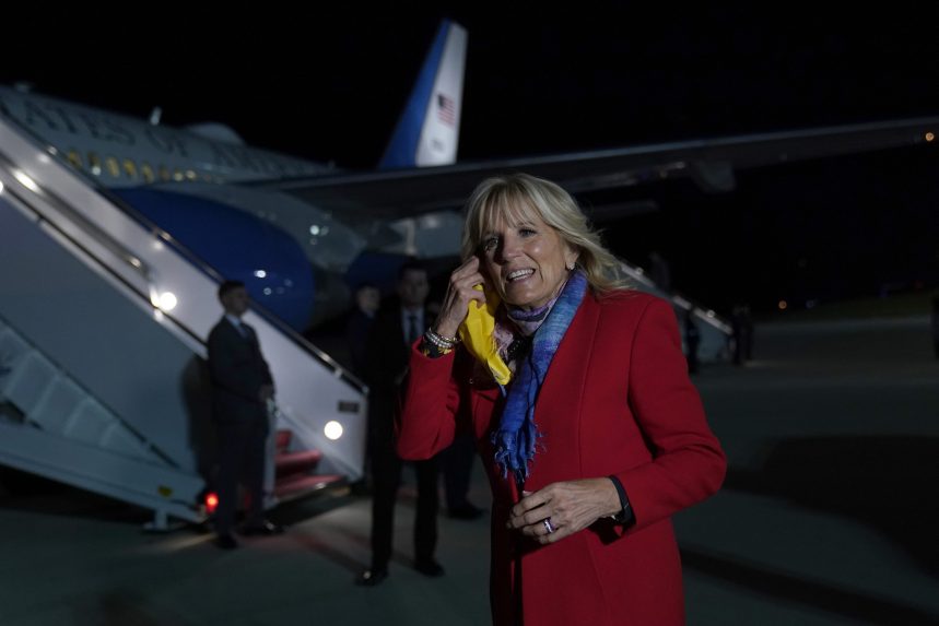 Forgalomkorlátozásra figyelmeztet a pozsonyi reptér Jill Biden látogatása miatt