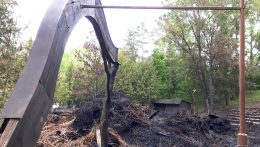 Leégett a köbölkúti Makovecz-tervezte szabadtéri színpad
