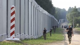 Elkészült az acélkerítés a lengyel–fehérorosz határon