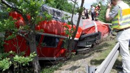Súlyos vonatbaleset történt Németországban