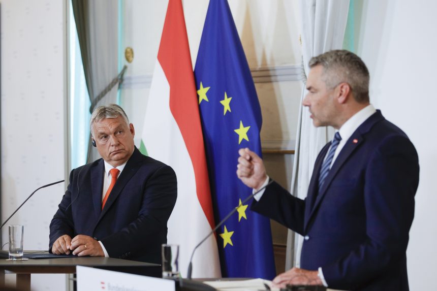 A magyar miniszterelnök az osztrák kancellárral találkozott