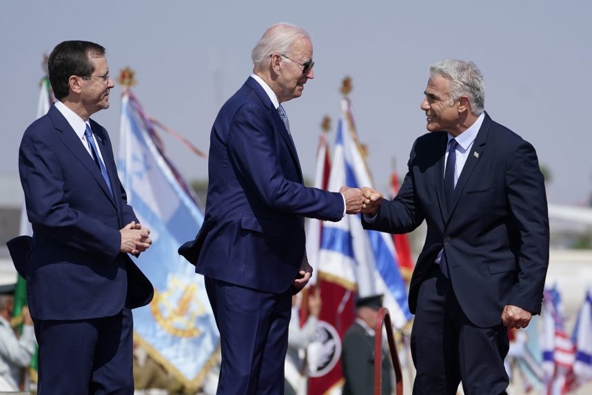 Megérkezett Izraelbe Joe Biden