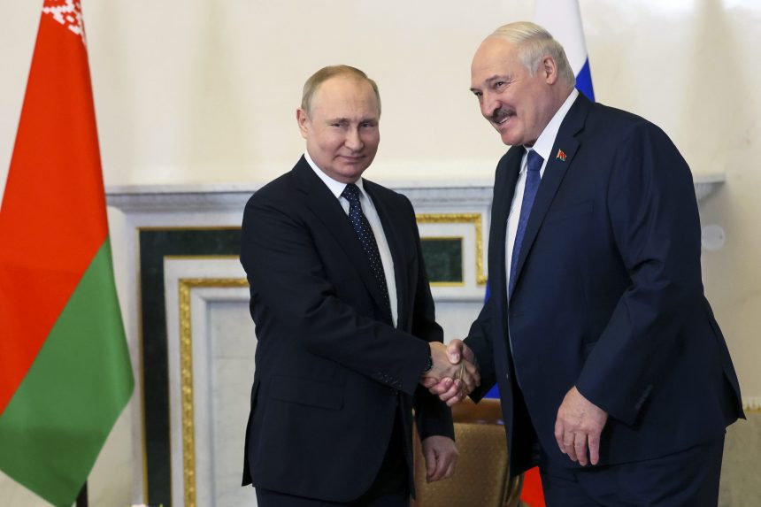 Putyin tárgyalást folytatott Aljakszandr Lukasenkával