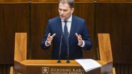 Hosszú beszédet tartott Igor Matovič a menesztéséről szóló rendkívüli parlamenti ülésen