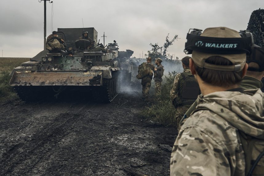 Ukrán előrenyomulás a donyecki régióban
