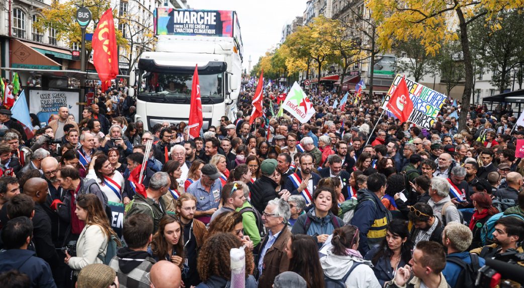 Tüntetésekkel, sztrájkokkal reagál a francia közvélemény az inflációra és a növekvő energiaárakra