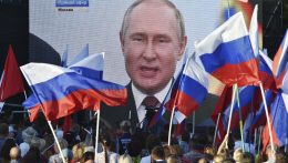 Moszkvában tömegek ünnepelték négy ukrán megye Oroszországhoz való csatolását