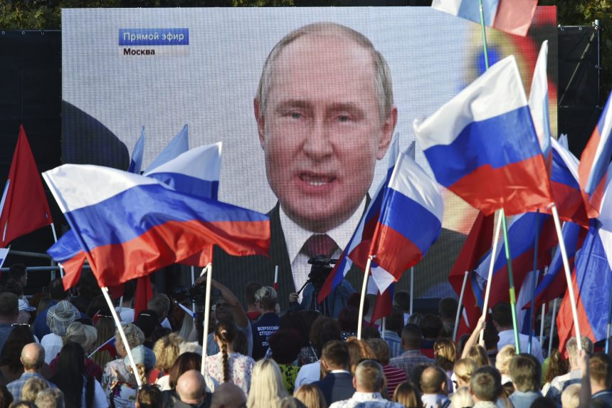 Moszkvában tömegek ünnepelték négy ukrán megye Oroszországhoz való csatolását
