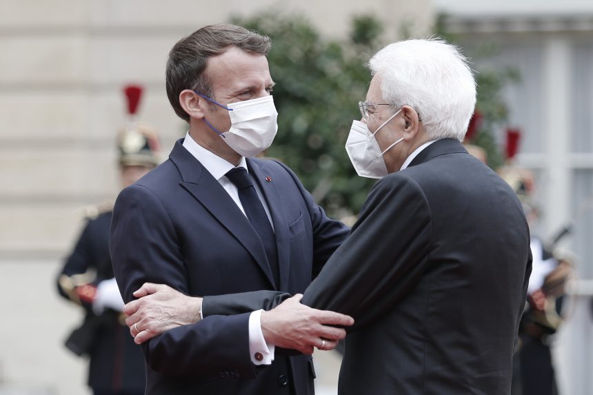 Teljeskörű együttműködésről állapodott meg Macron és Mattarella