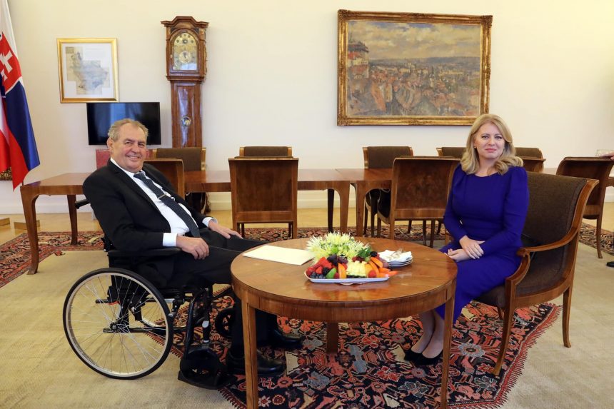 Búcsúlátogatást tesz Szlovákiában Miloš Zeman cseh elnök