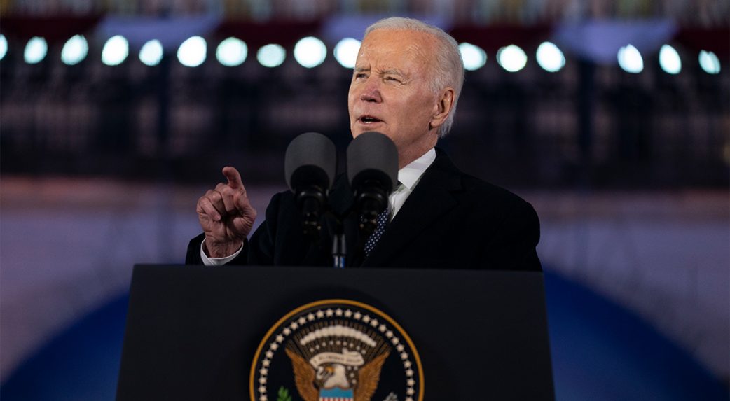 Biden: Az Egyesült Államok és Európa nem akarja elfoglalni Oroszországot