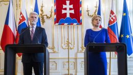 A közös értékeket hangsúlyozta és a további együttműködésről beszélt a szlovák és a cseh államfő