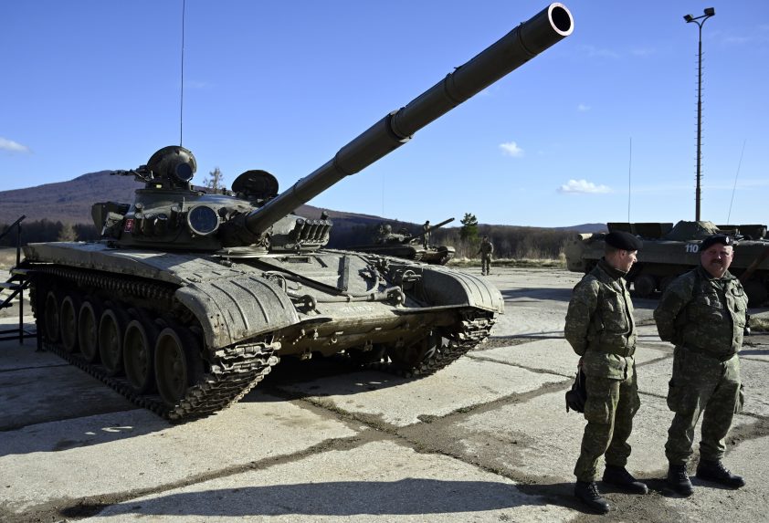 T-72M-variáns harckocsik Szlovákiában