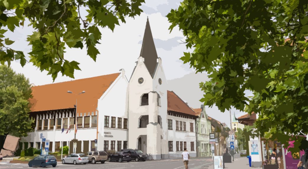 Dunaszerdahely: megkezdődött a városi hivatal épületének felújítása