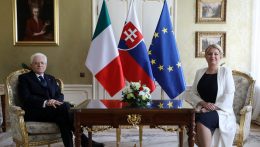 A szlovák-olasz energetikai ipari együttműködés elmélyítéséről szólt Čaputová és Mattarella