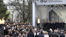 A varsói gettófelkelés hőseire emlékeznek a lengyelek