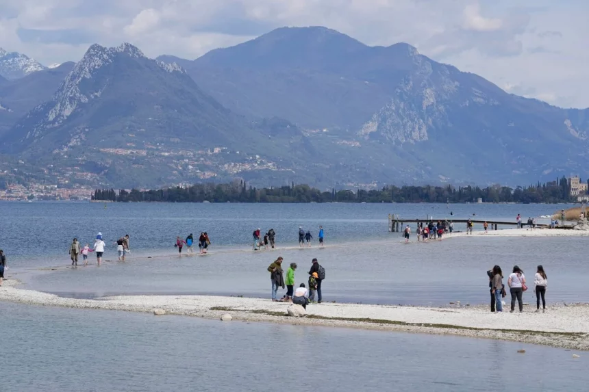 Hetven éve nem volt ilyen alacsony az olasz Garda-tó vízszintje