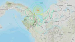 Erős földrengés volt Panama és Kolumbia határán
