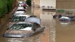 Hatalmas mennyiségű eső esett Spanyolországban