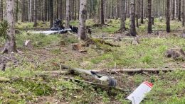 Vizsgálják a Novoty melletti erdőben lezuhant kisrepülő balesetét