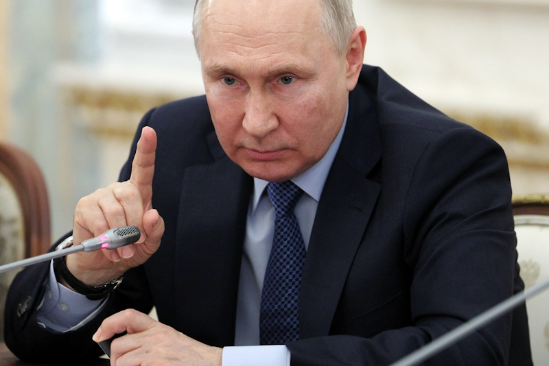 Putyin a nyugati országokat teszi felelőssé az ukrajnai háborúért