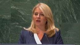 Čaputová főként a békére, a klímaváltozásra és technológiai fejlődésre hegyezte ki beszédét az ENSZ közgyűlésén