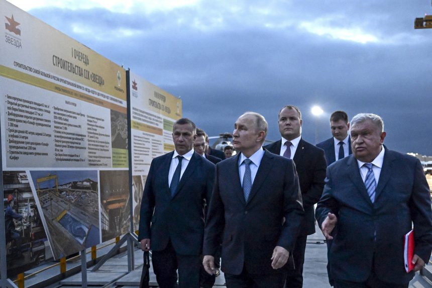 Putyin megérkezett Vlagyivosztokba