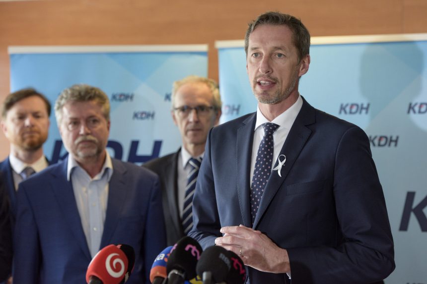 Majerský szerint a KDH-nak továbbra is helye van a szlovákiai politikában