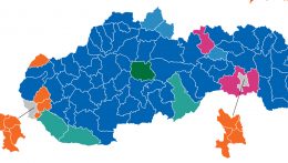A megyékre lebontott választási eredmények alapján a Progresívne Slovensko csak Pozsony megyében tudott nyerni