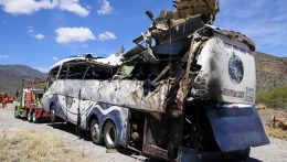 Sokan meghaltak egy mexikói buszbalesetben