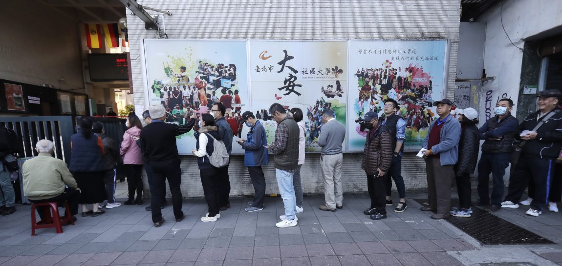 Tajvanon megkezdődött az elnökválasztás