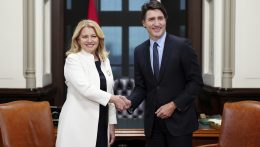 Čaputová találkozott Justin Trudeau kanadai miniszterelnökkel