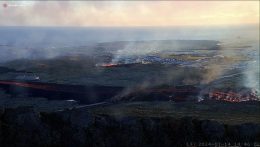 Izlandon házakat gyújtott fel az izzó láva