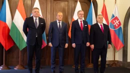 Elkezdődött Prágában a Visegrádi négyek (V4) kormányfőinek csúcstalálkozója