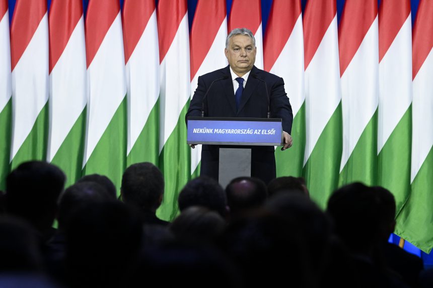 Évértékelőt tartott Orbán Viktor