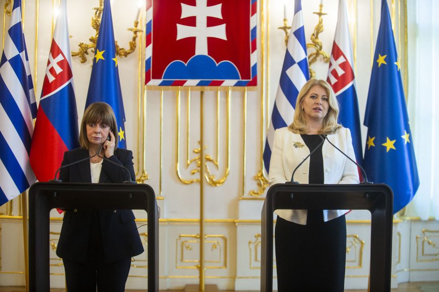 A szlovák és a görög államfő méltatta a két ország közötti jó kapcsolatokat