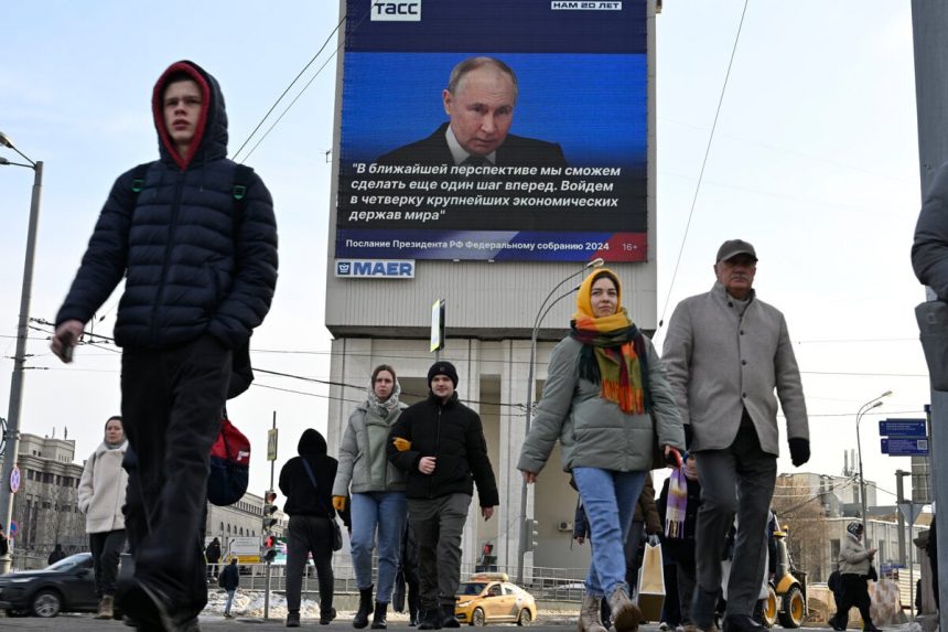 Évértékelőt tartott Vlagyimir Putyin orosz elnök