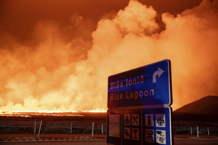 Újabb vulkán tört ki Izland délnyugati részén, december óta már a hatodik